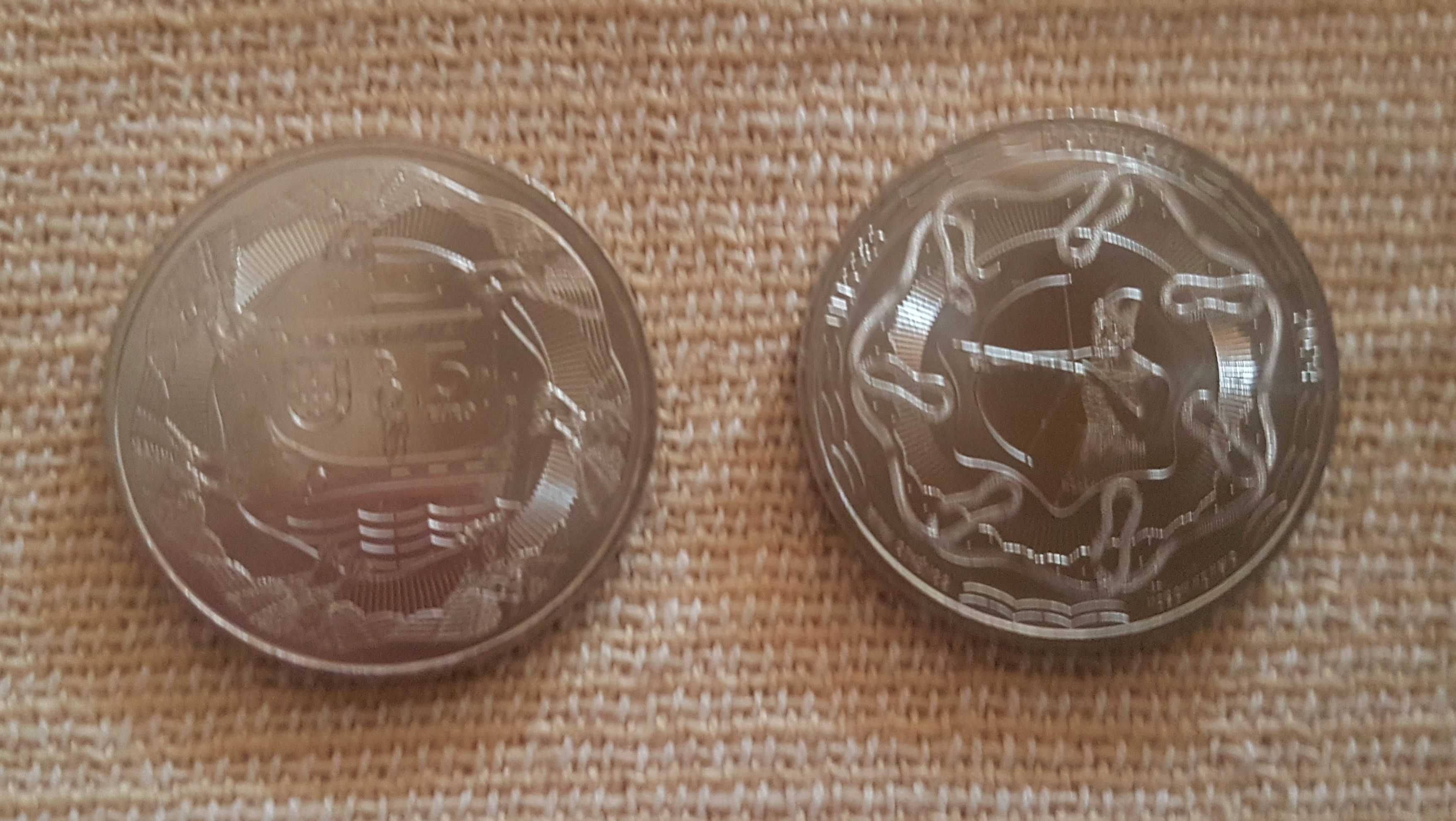 Moedas Comemorativas Camilo C Branco Foral Ponte Lima Xutos & Pontapés