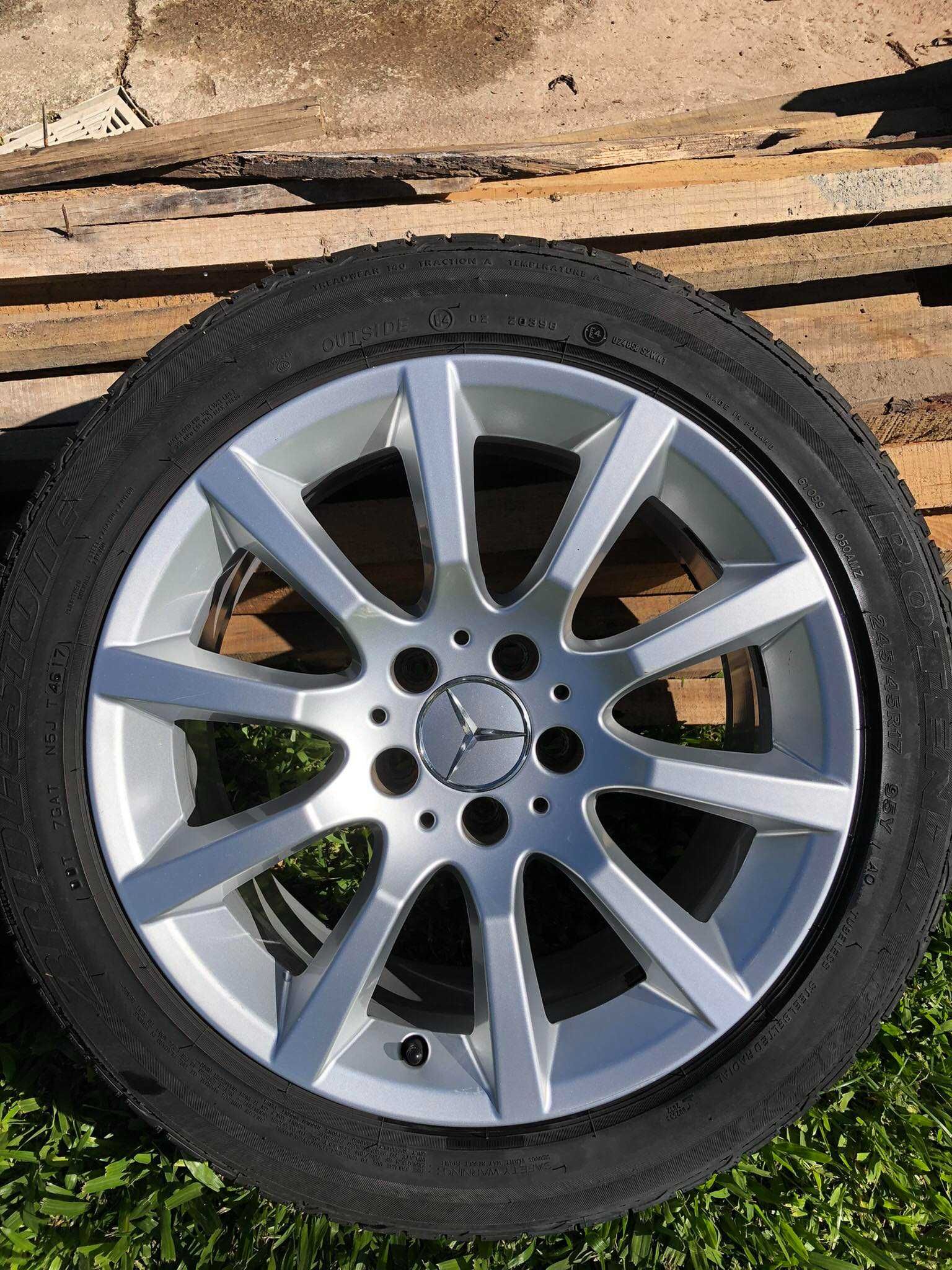 Jantes Mercedes 17 com pneus