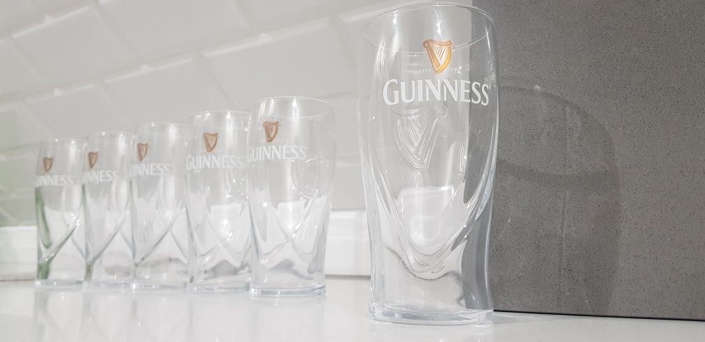 GUINNESS Nowe szklanki pokale 0,5l