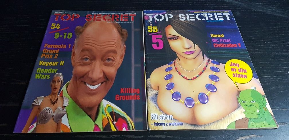 Czasopismo Top Secret rok 1996 plus ekstrasy