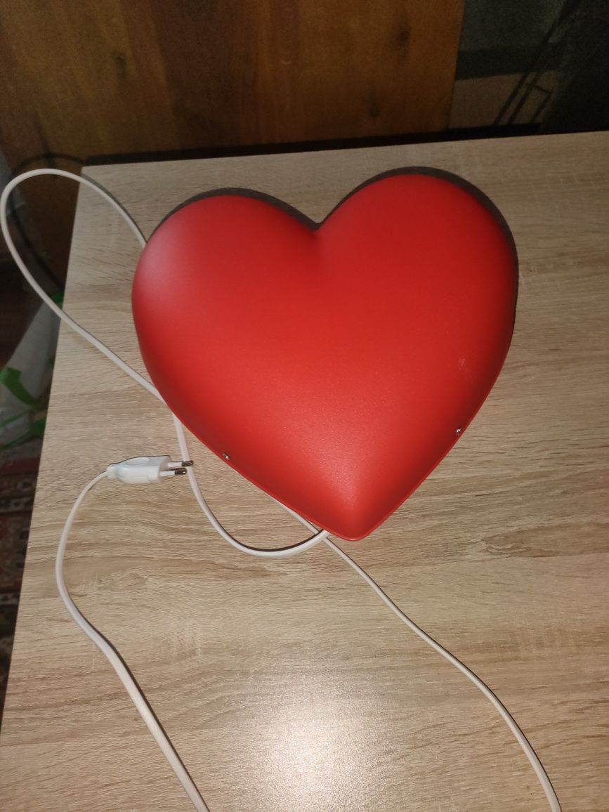 Lampka serce ikea