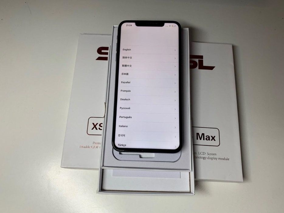 Дисплей iPhone Xs Max экран с заменой за 15 минут модуль стекло SL