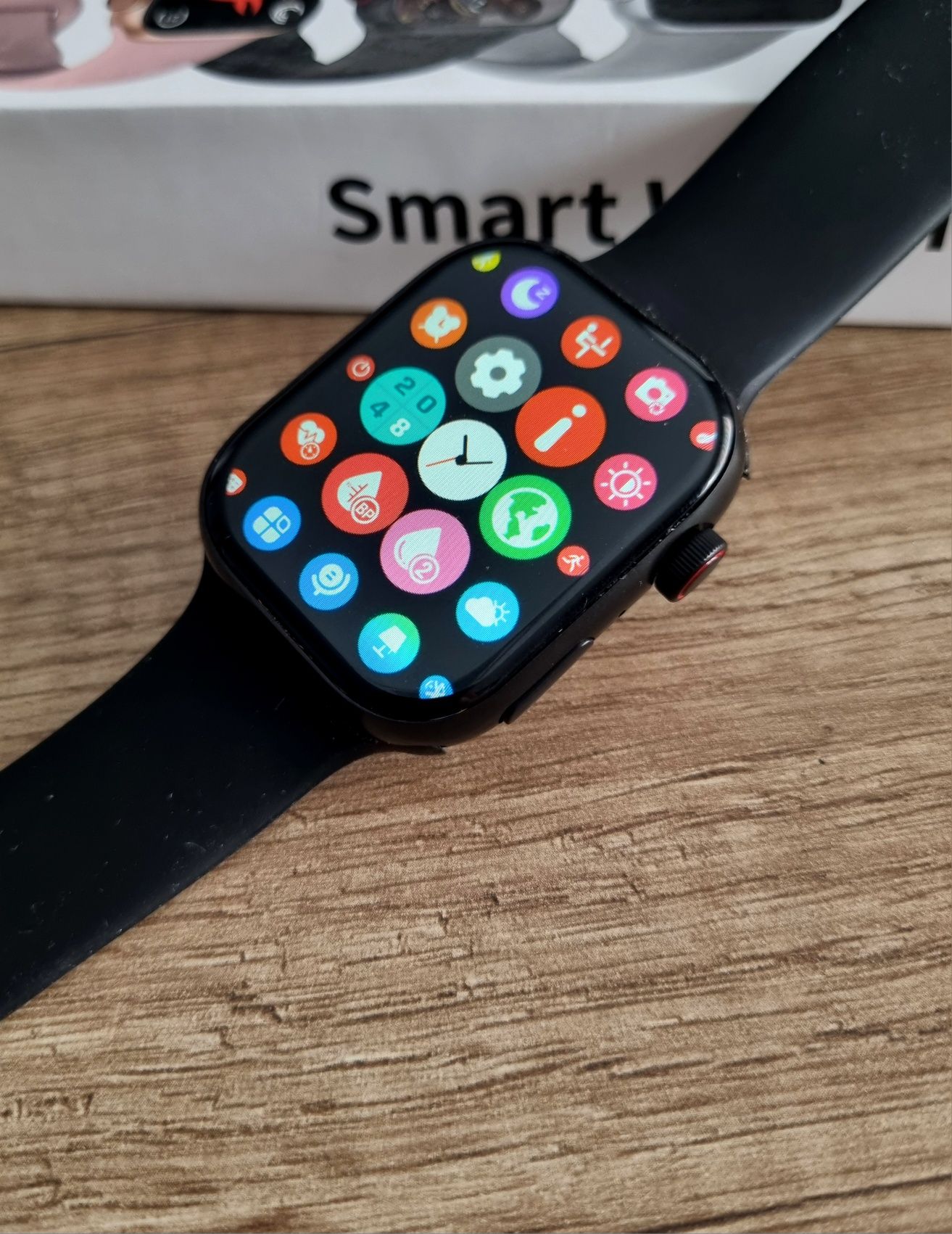 Czarny smartwatch S9 Pro