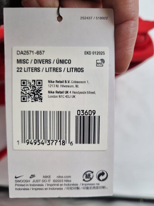 Plecak dziecięcy Nike Academy Team