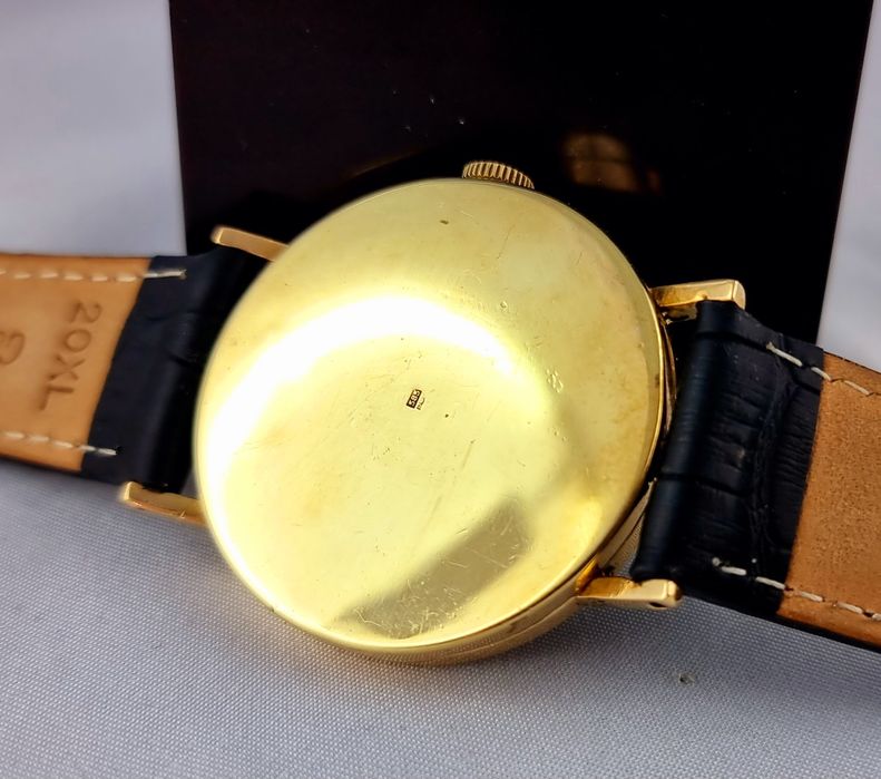 Złoty zegarek Omega 14k 37mm Unikat lata 30/40 te