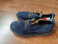 Sapatos novos camurça Zara azuis tamanho 35