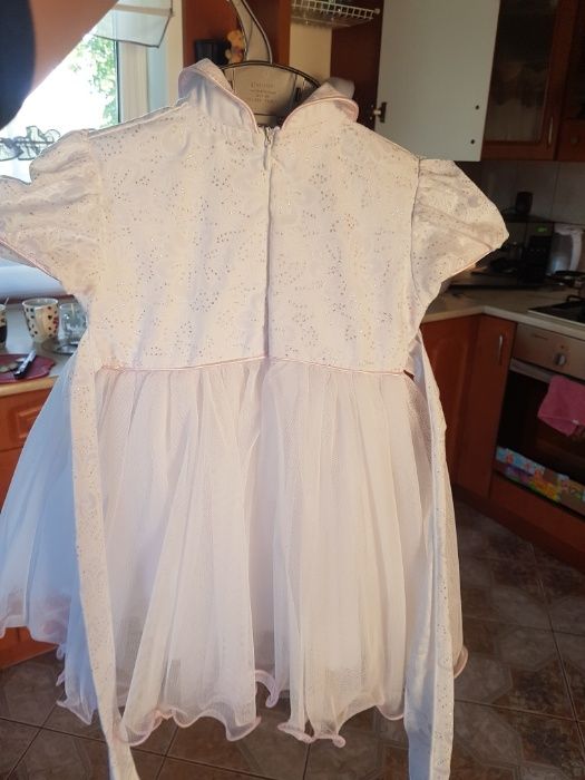 Sukienka do chrztu/wesele/imprezę r.74 + BOLERKO