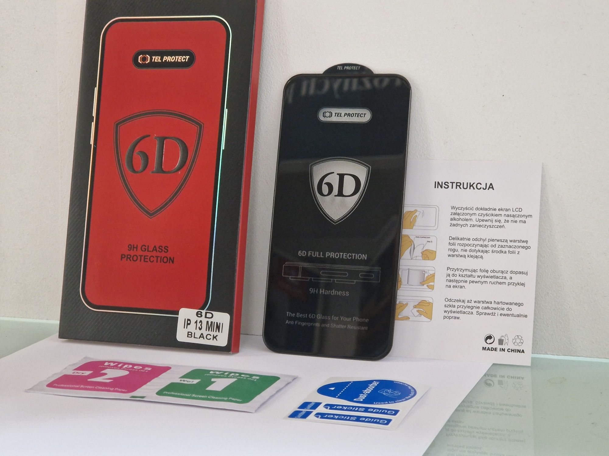 Hartowane szkło Full Glue 6D do IPHONE 13 MINI