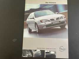 Katalog prospekt Nissan Primera P11 lifting 2000 r. 30 stron