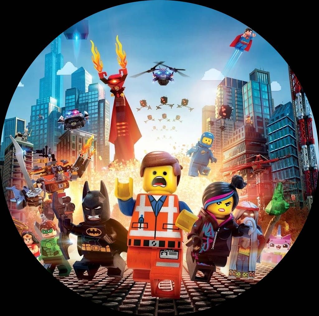 Opłatek na tort - Lego przygoda