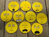 Puzzle emocje, TUS, terapia, pomoce dydaktyczne,