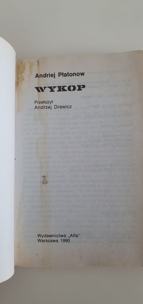 Wykop - Andriej Płatonow