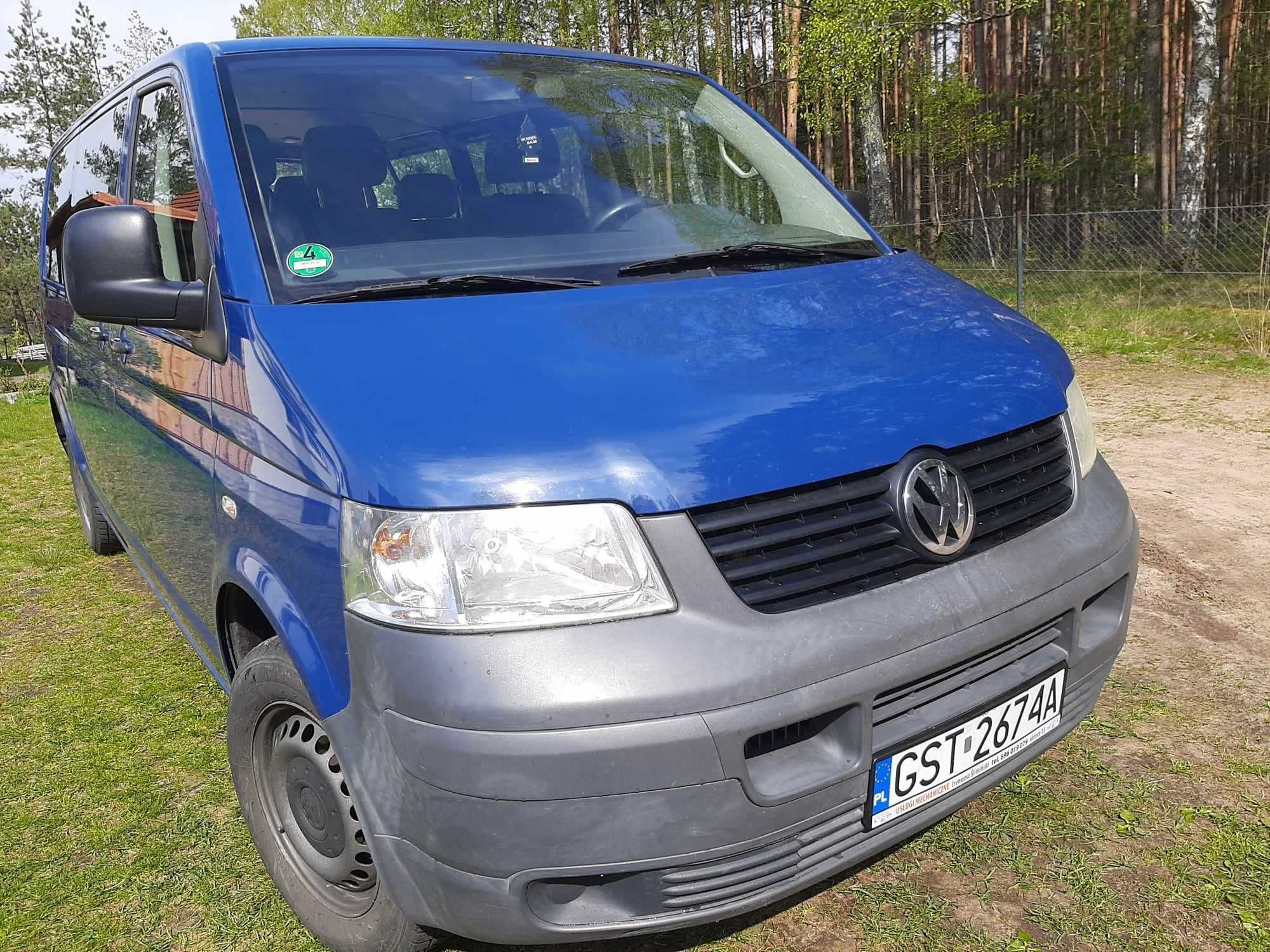 Volkswagen transporter 9 osobowy t5