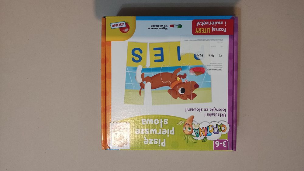 Gra edukacyjna Lisciani Carotina – Piszę pierwsze słowa