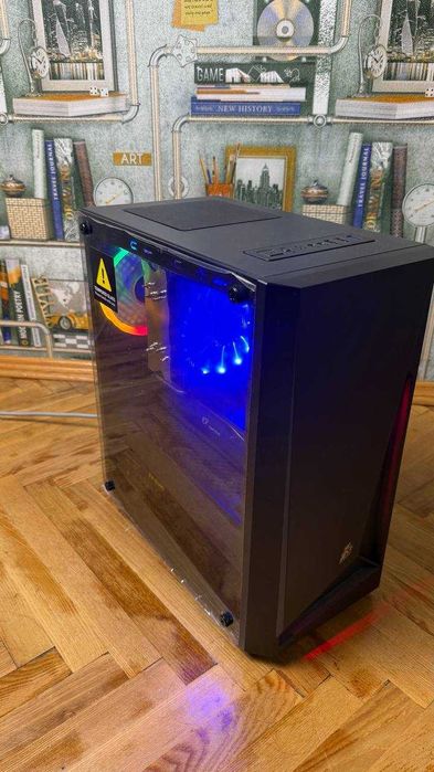 Потужний ігровий ПК (Ryzen 5 5500 6 ядер 12 п., 16Gb ОЗУ, GTX2060 6Gb)