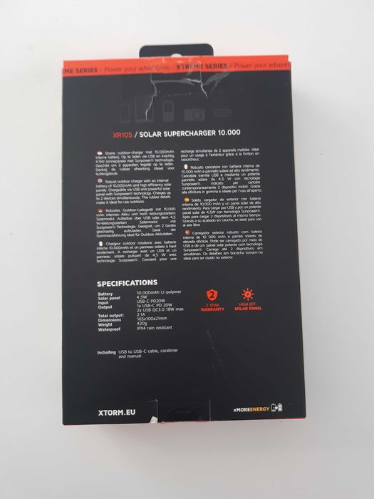 Powerbank Xtorm Solar SuperCharger 10 000mAh
