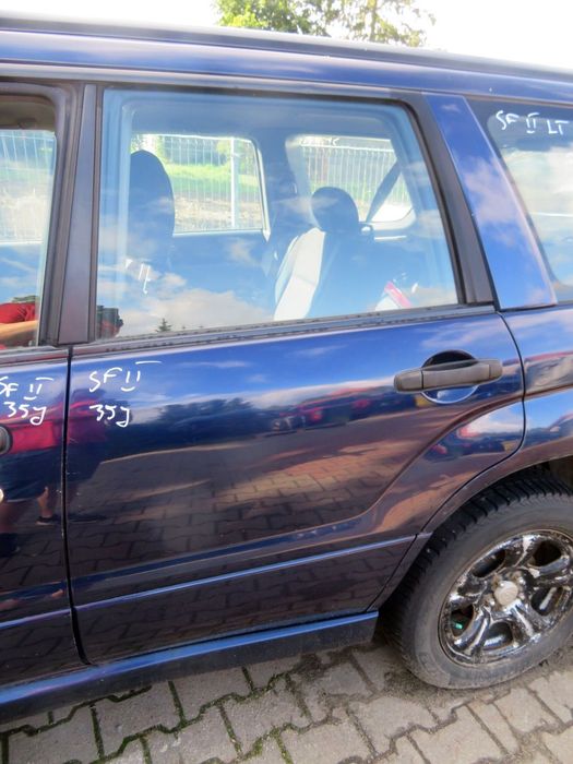 DRZWI TYLNE LEWE FORESTER II SG LIFT 35J  GRANATOWY SUBARU 2006-2008