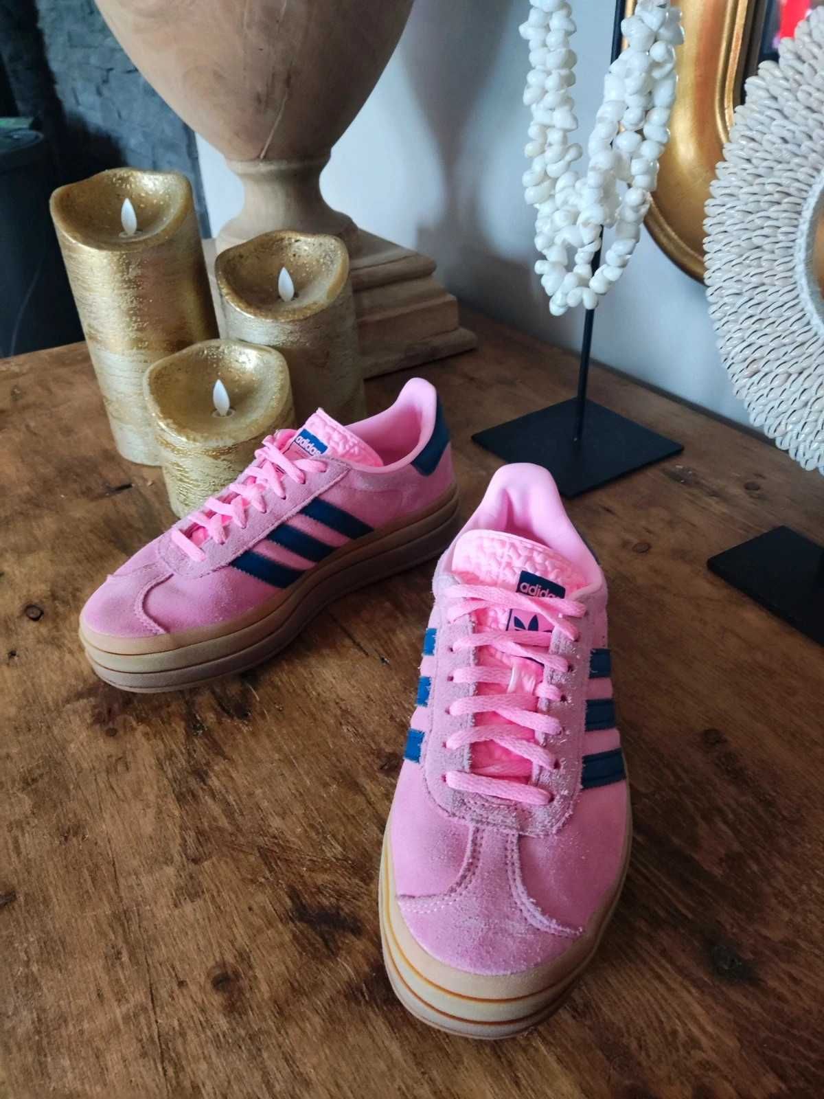 Basket gazelle bold W adidas pink glow 37