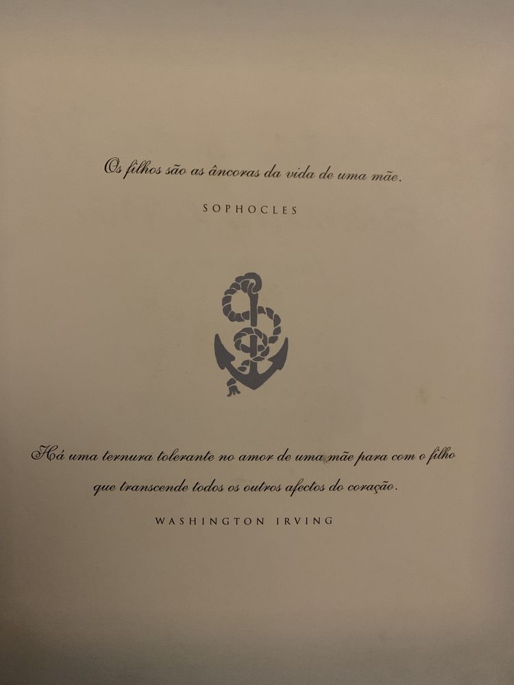 Album de fotografia para menino
