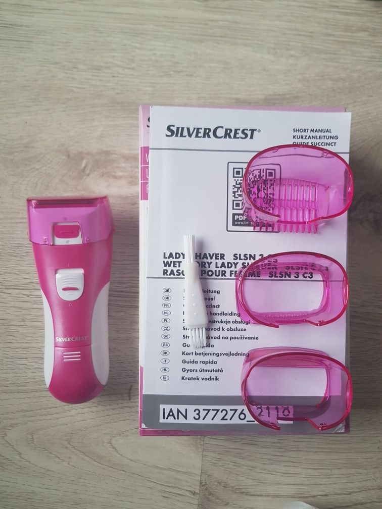 SilverCrest Golarka dla kobiet, różowa. Lady shaver
