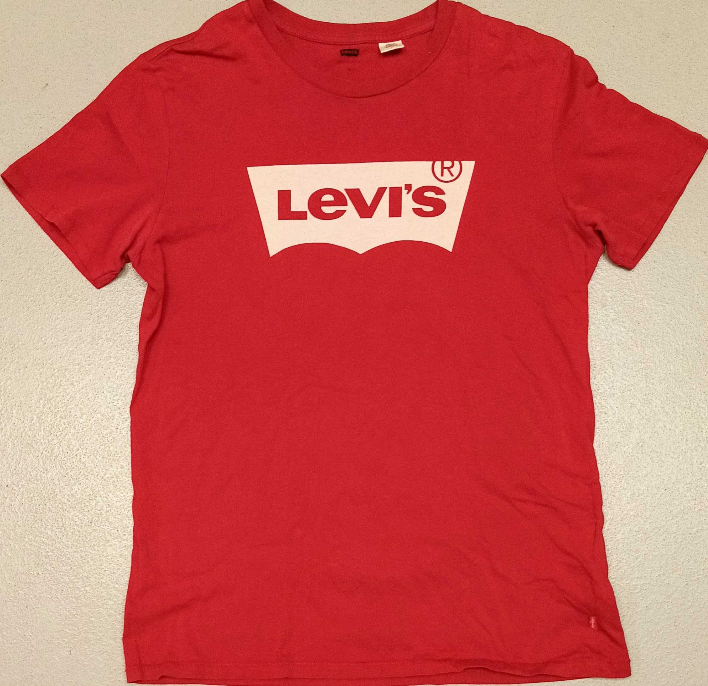 H) LEVI'S oryginalny logowany t-shirt Roz.M