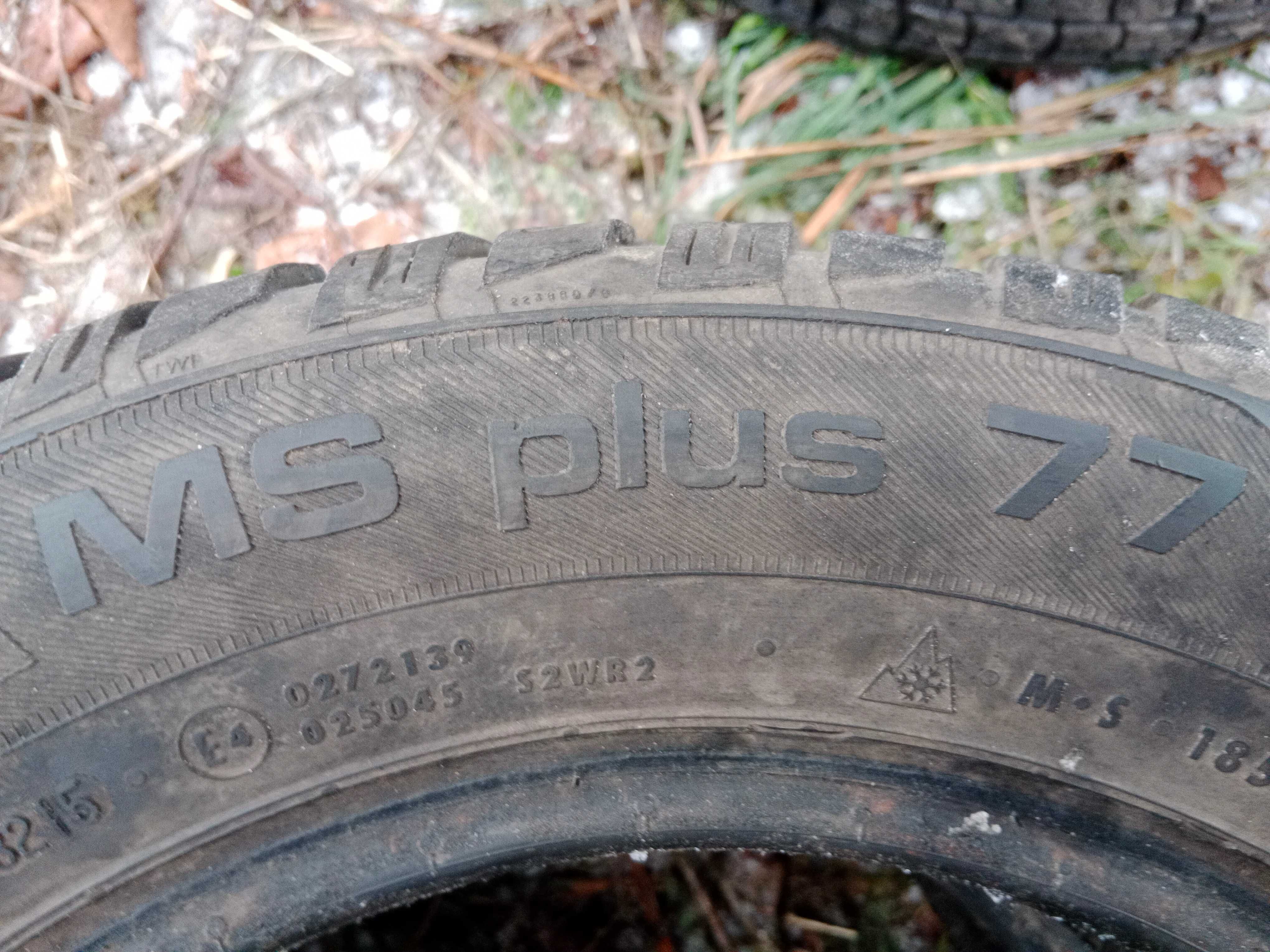 Opona używana zimowa 185/65R14 Uniroyal MS plus 77 1szt.