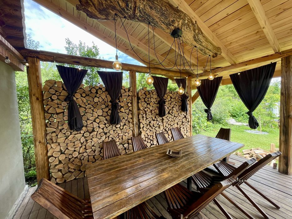 Сдам коттедж с чаном и камином мангальным  двором и террасой