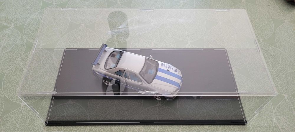 Caixa expositor plástico cristal / acrilico vitrine modelismo