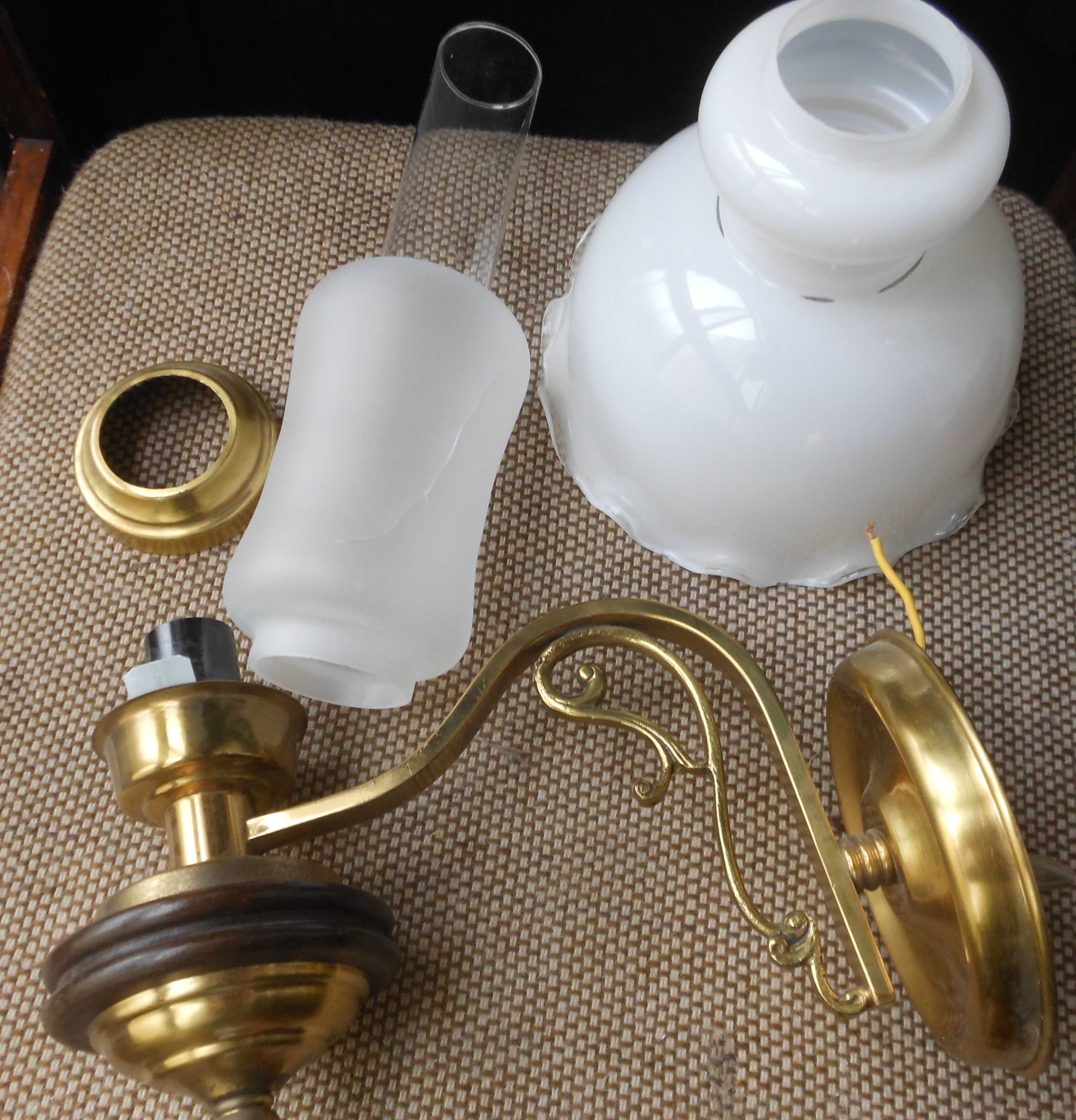 Aplique de parede rustico com chaminé