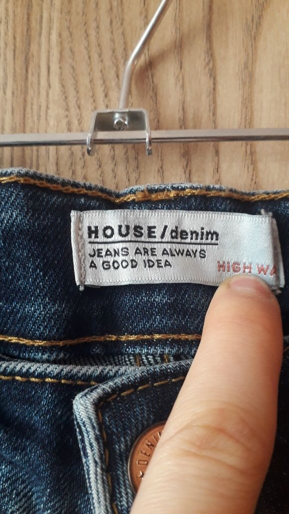 Jeansy High Waist 38 House