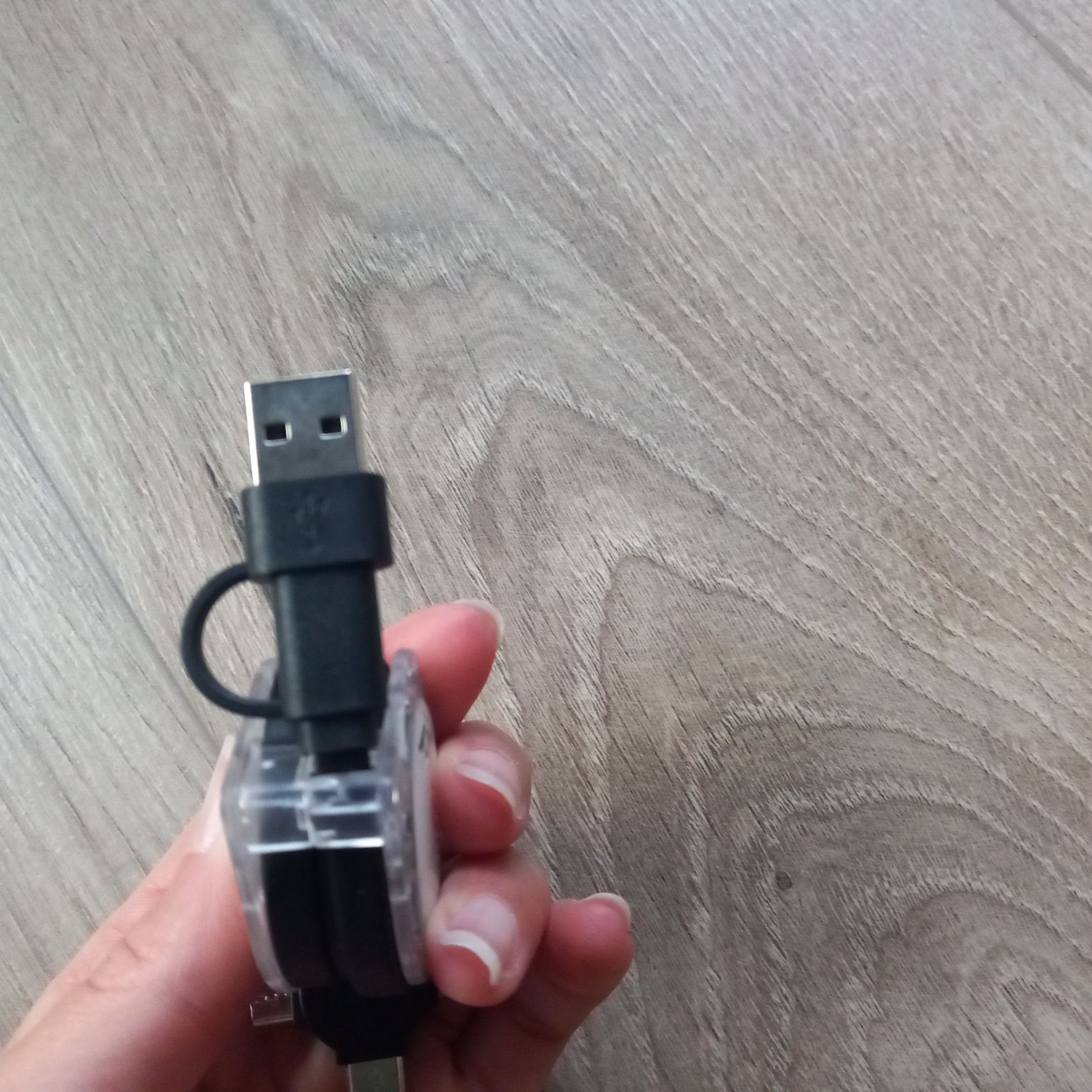 Wysuwany kabel USB 3w1