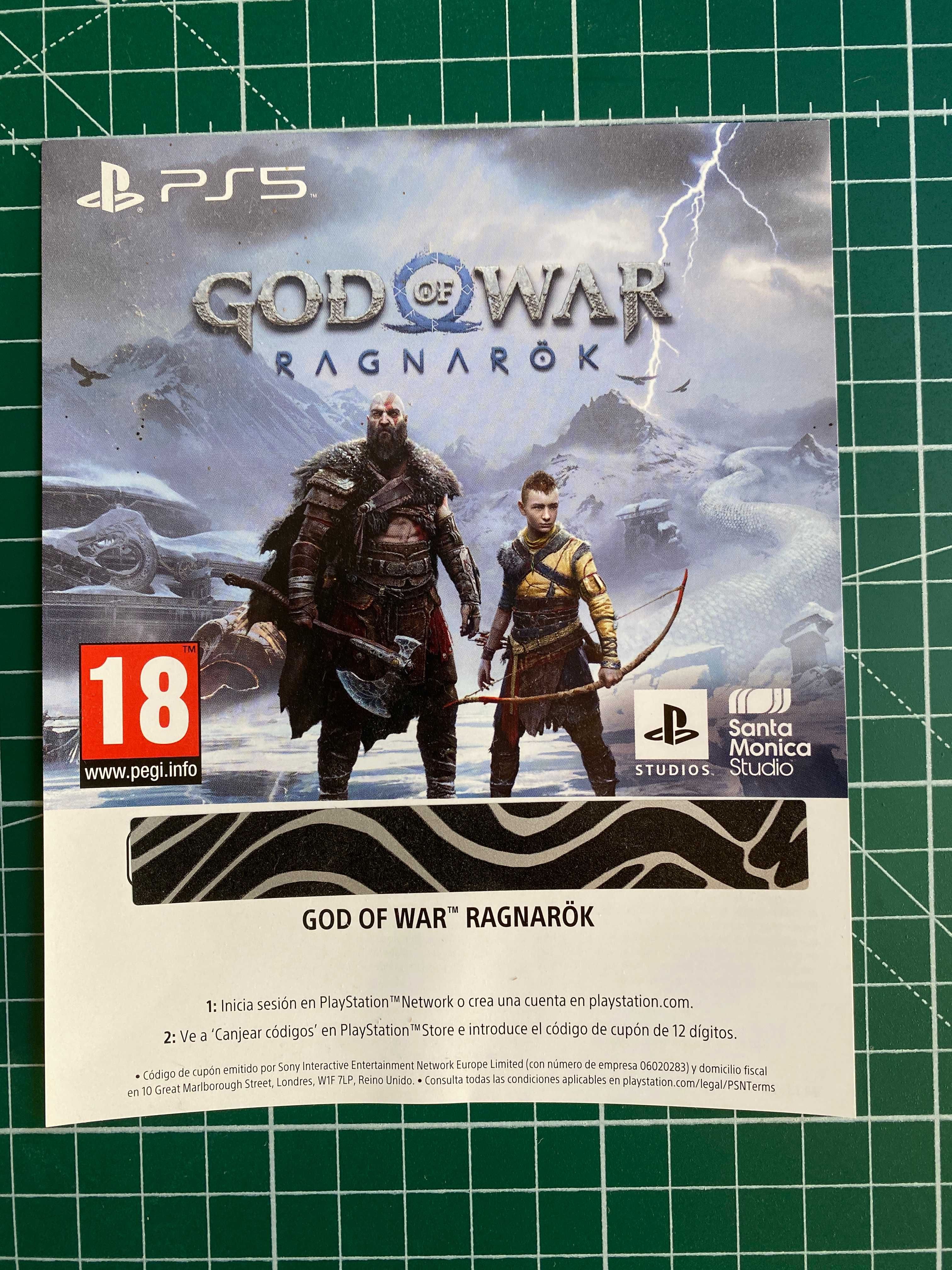 God of War: Ragnarok (ps4 ps5 код)