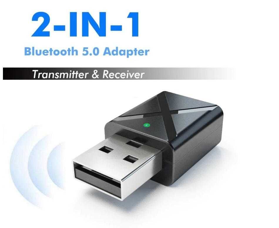 2 в 1 Bluetooth V5.0 B16 аналог KN-320 Аудио Передатчик Приемник