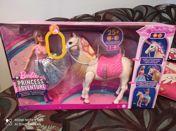 Nowy zestaw barbie adventure z koniem