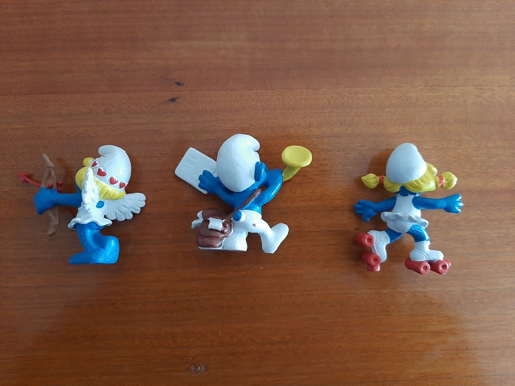 3 estrunfes da Schleich como novos