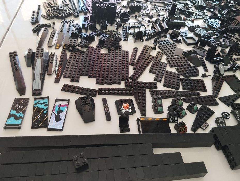LEGO peças original cor preto