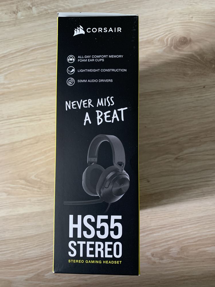 Słuchawki przewodowe z mikrofonem Corsair HS55