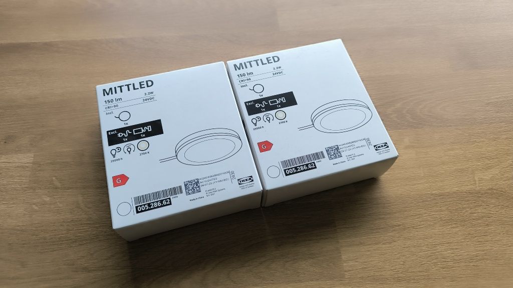 Lampa led Ikea Mittled 005.286.62   2 sztuki