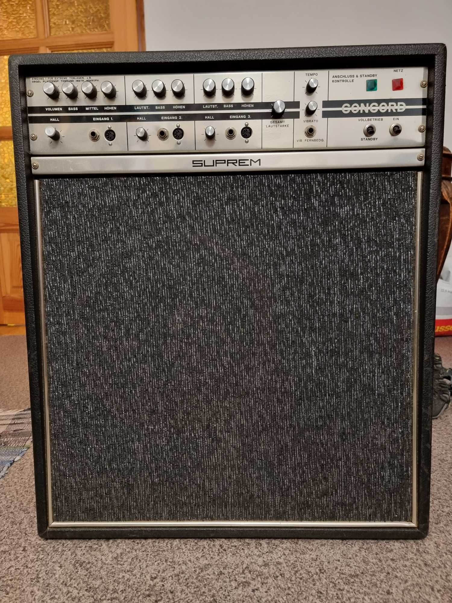 Wzmacniacz gitarowy Concord Suprem Combo AMP 1970's Made in Germany