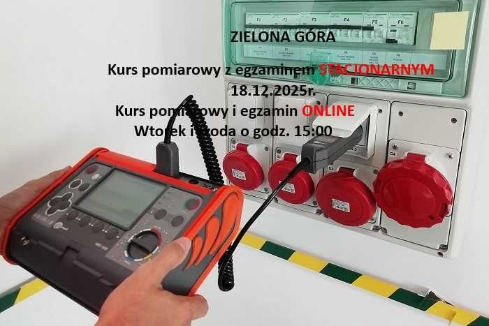 Zielona Góra szkolenie pomiarowe uprawnienia elektryczne G1 18.12.25