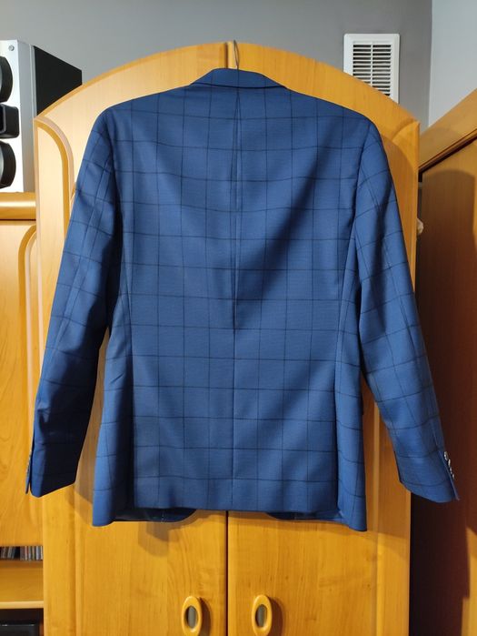 Sprzedam garnitur w kratę 182cm