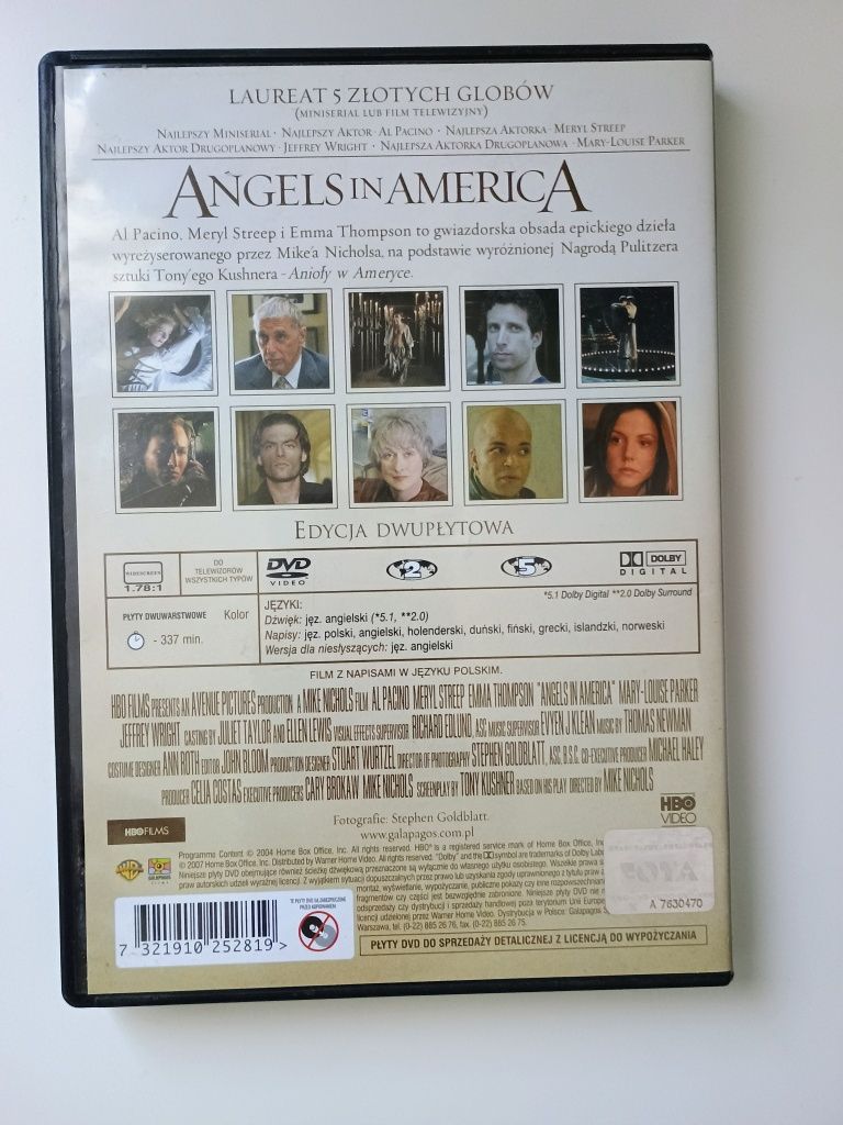 Film DVD Angels in America. Anioły w Ameryce