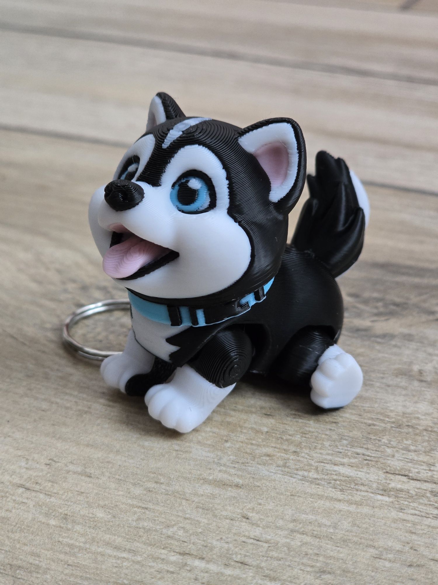Breloczek Husky 3d - Piesek Dog Brelok Druk3d fidget Keychain
