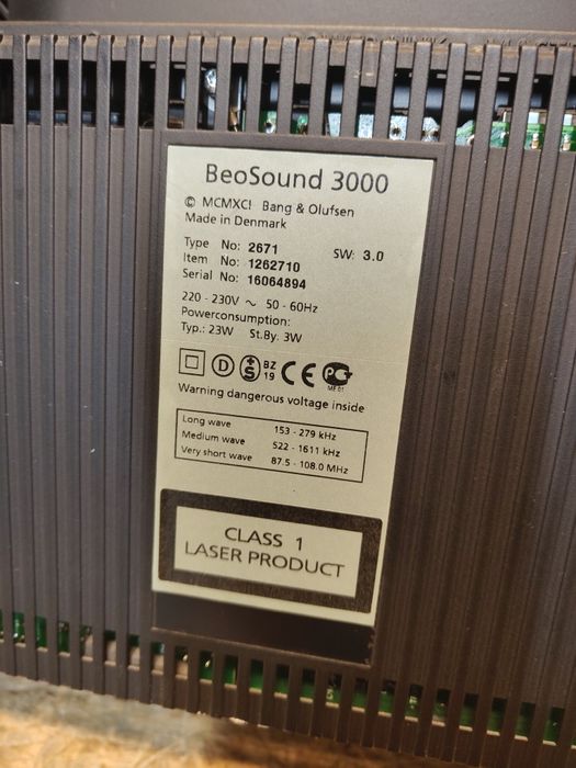 Beosound 3000, Made in Denmark