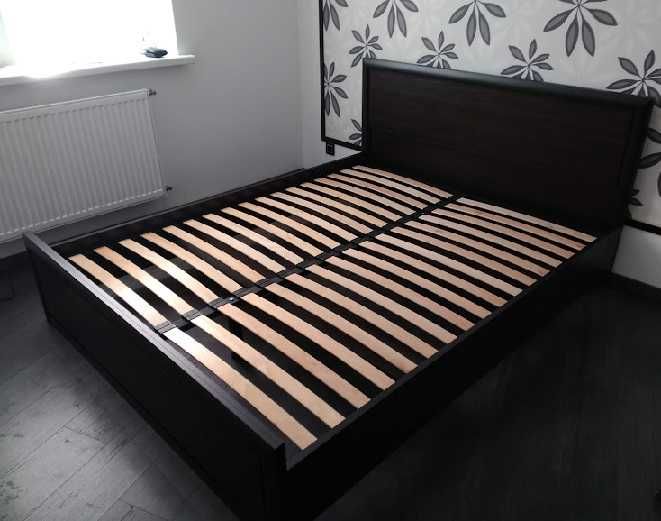 Ліжко нове польське - Ліжко з ламелями - Спальне ліжко з матрацом