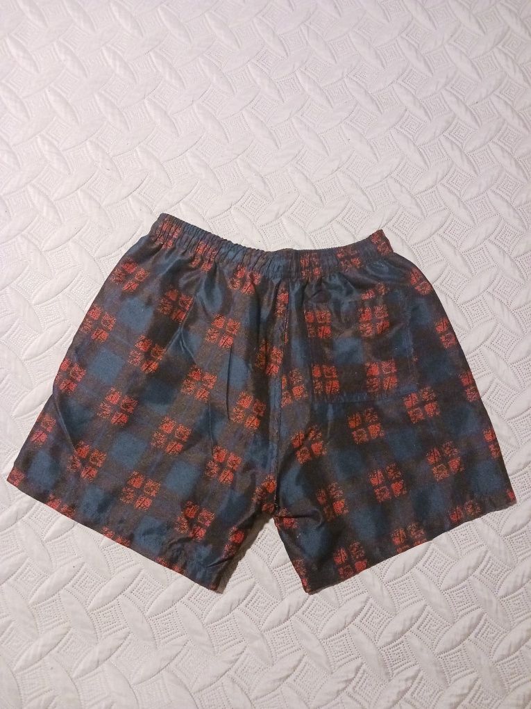 Calções de Praia - Azul e Vermelho