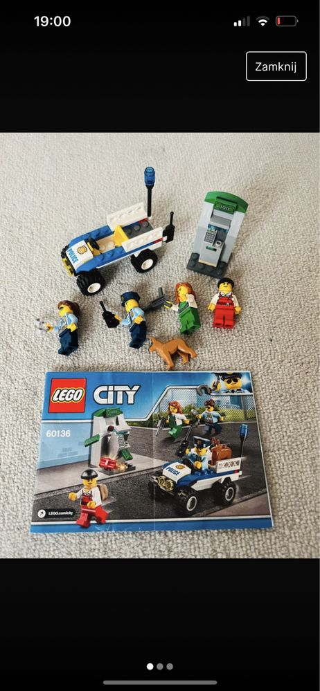 60136 klocki lego policja