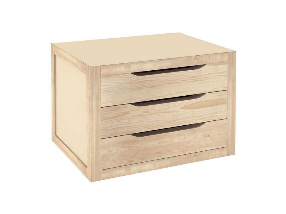 Bloco 3 gavetas pinho 39x30x29,5 cm