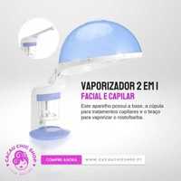 Vaporizador 2em1 Facial e Capilar Vapor Ozono Estética Limpeza de Pele