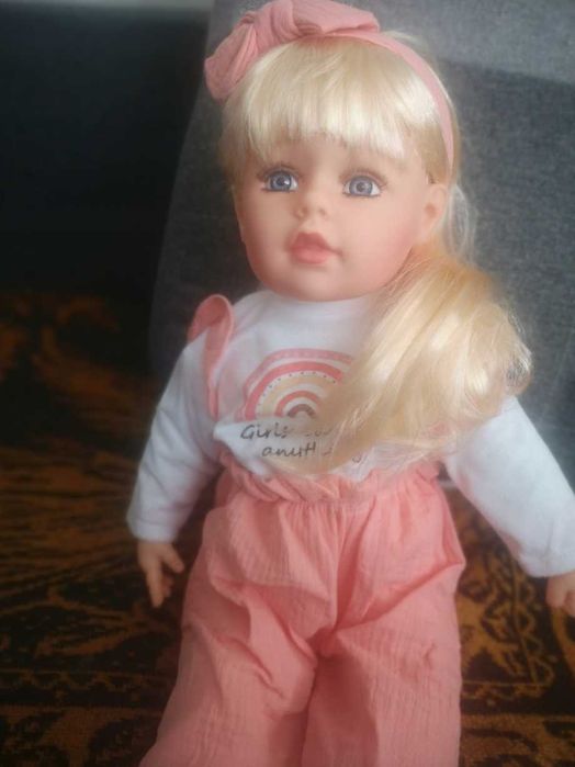 Duża Lalka Bobas Jak Żywa Zabawka Interaktywna Śpiewa Mówi Na Prezent